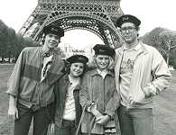 The Griswold family in Paris, from the 1985 movie ''National Lampoon's European Vacation''.